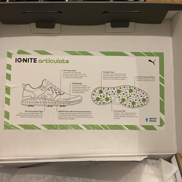 Puma Ignite Articulate men’s golf shoes ( size 7.5) - Picture 3 of 7